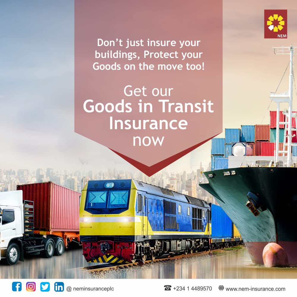 neminsuranceplc's tweet image. Insuring your business is beneficial but what about when your goods are on the road ? 

Protect your goods today with our Goods in transit insurance.
.
.
For more information, send a DM or click the link on our BIO.

#GoodsInTransit #Import #Export #NEMInsurancePlc #BeNEMSure