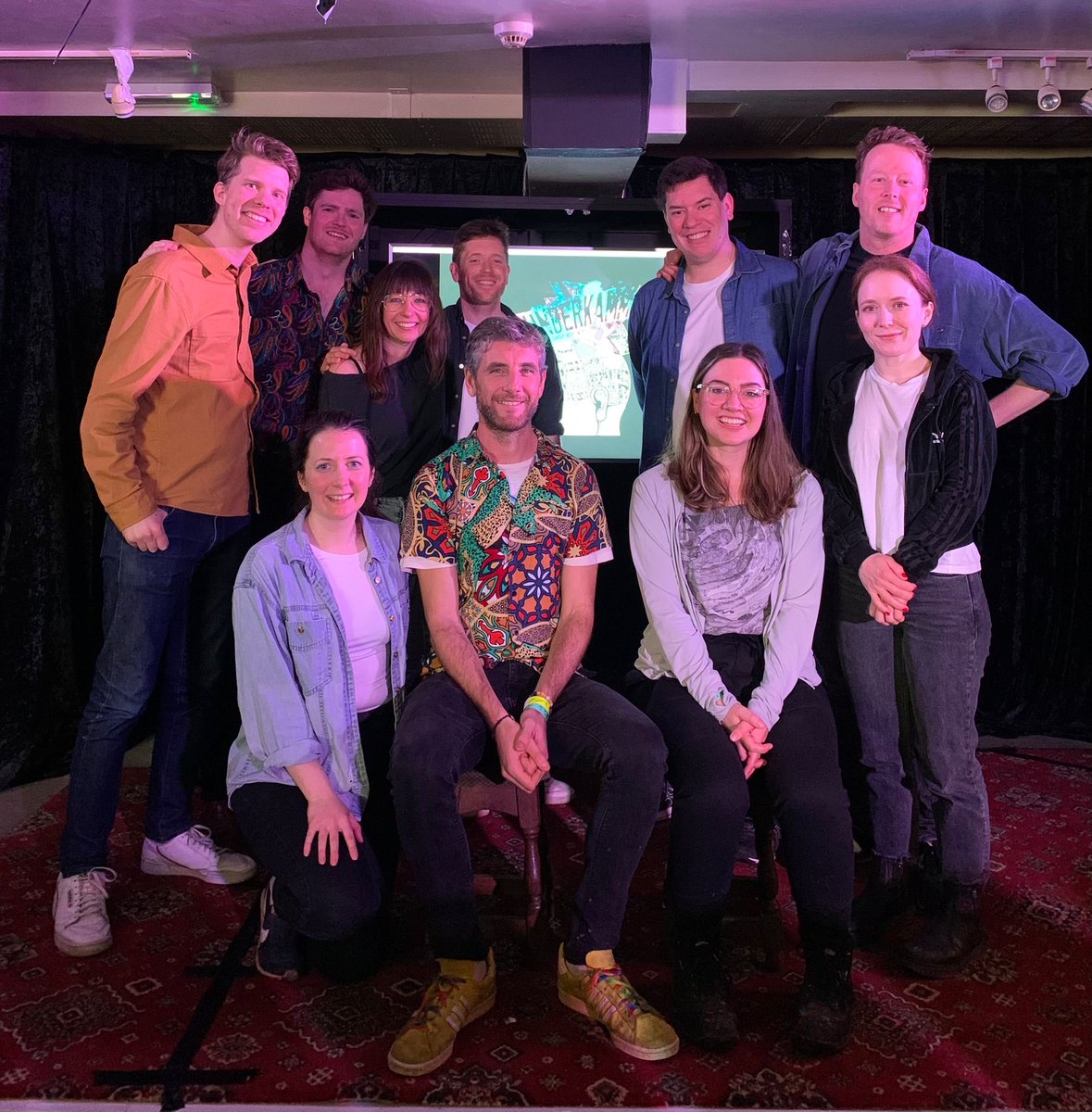 Pure silly joy improvising with <a href="/dnayscomedy/">Do Not Adjust Your Stage</a> at #machfest this weekend 🏴󠁧󠁢󠁷󠁬󠁳󠁿❤️