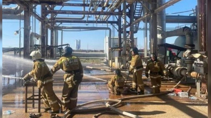 DaryoEng's tweet image. Fire explodes at gas processing plant in Aktobe region of Kazakhstan

Read more: daryo.uz/en/2023/05/02/…

#AktobeFire #Kazakhstan #gasprocessingplant