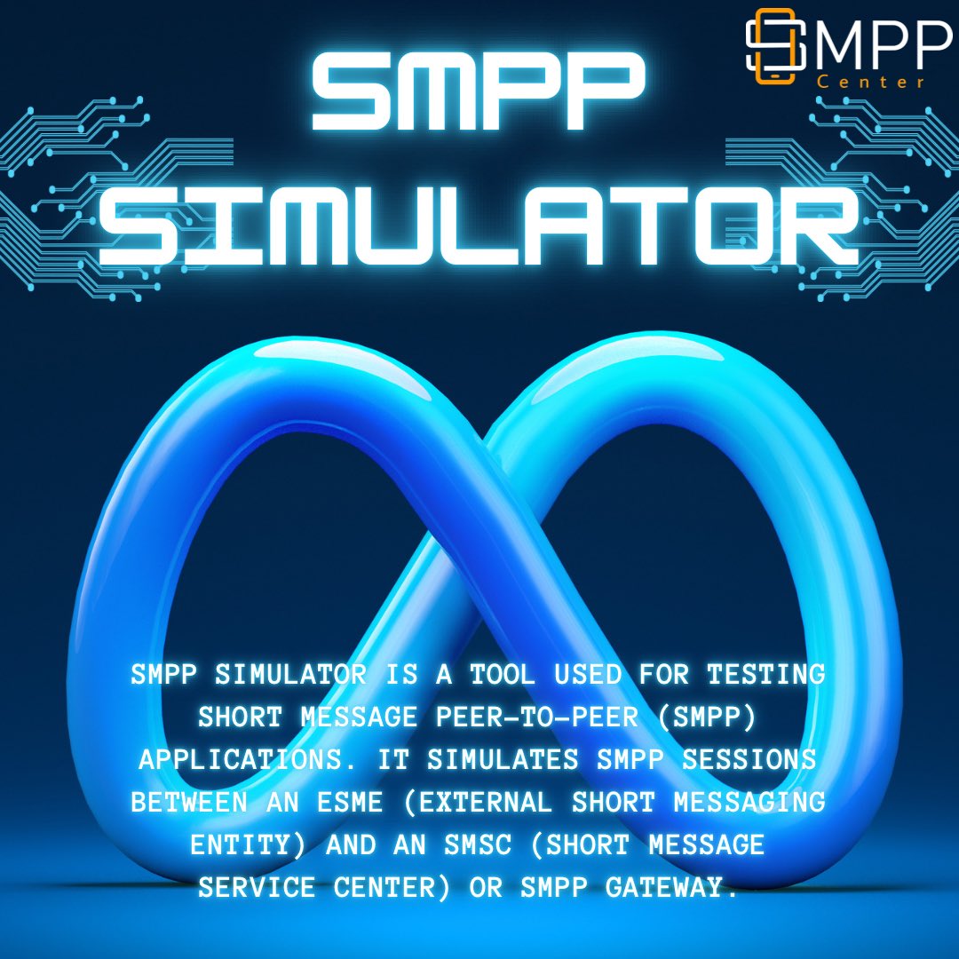 SMPPCenter's tweet photo. SMPP Simulator is a tool used for testing Short Message Peer-to-Peer (SMPP) applications.
https://t.co/tyfva7LRMD
#SMPPSimulator #SMPPTesting #SMSC #SMPPGateway #ESME #MessagingTesting #TelecomTesting #SMPPProtocol #SMPPSim #SMPPTester #SMPPClient #SMPPServer #SMPPConnection https://t.co/IK84WXwoEI