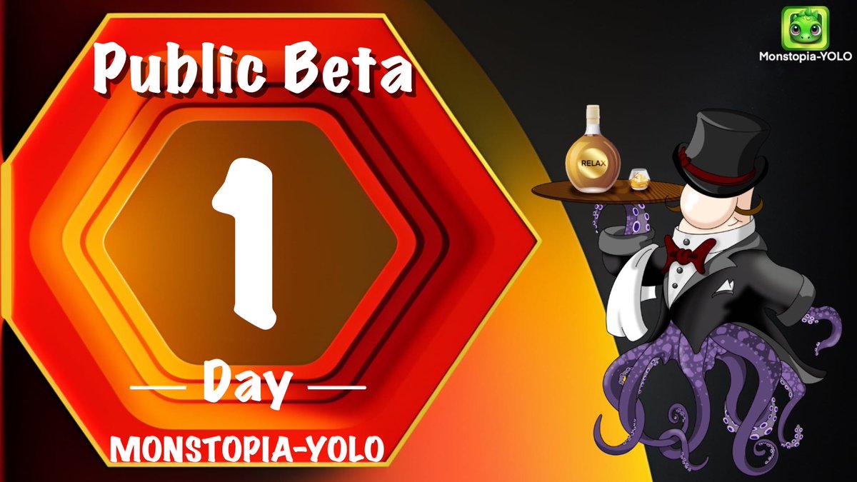 🎊Only 1 days left in the public beta of Monstopia-YOLO!🚀🚀

Know more here: discord.gg/qyHZyKkb5j

#PublicBeta #Countdown #MonstopiaYOLO