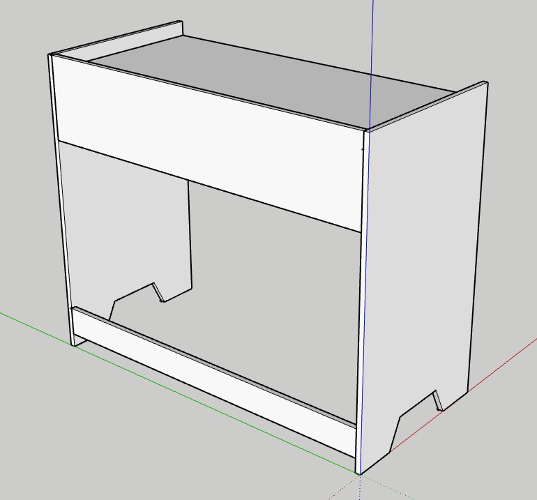 Ronix_nl's tweet photo. designed a desk for the streamroom, going to build this when i have some time! bye bye flimsy ikea desk! #twitchdj #sketchup #bobdebouwer https://t.co/vMLBcViwfB