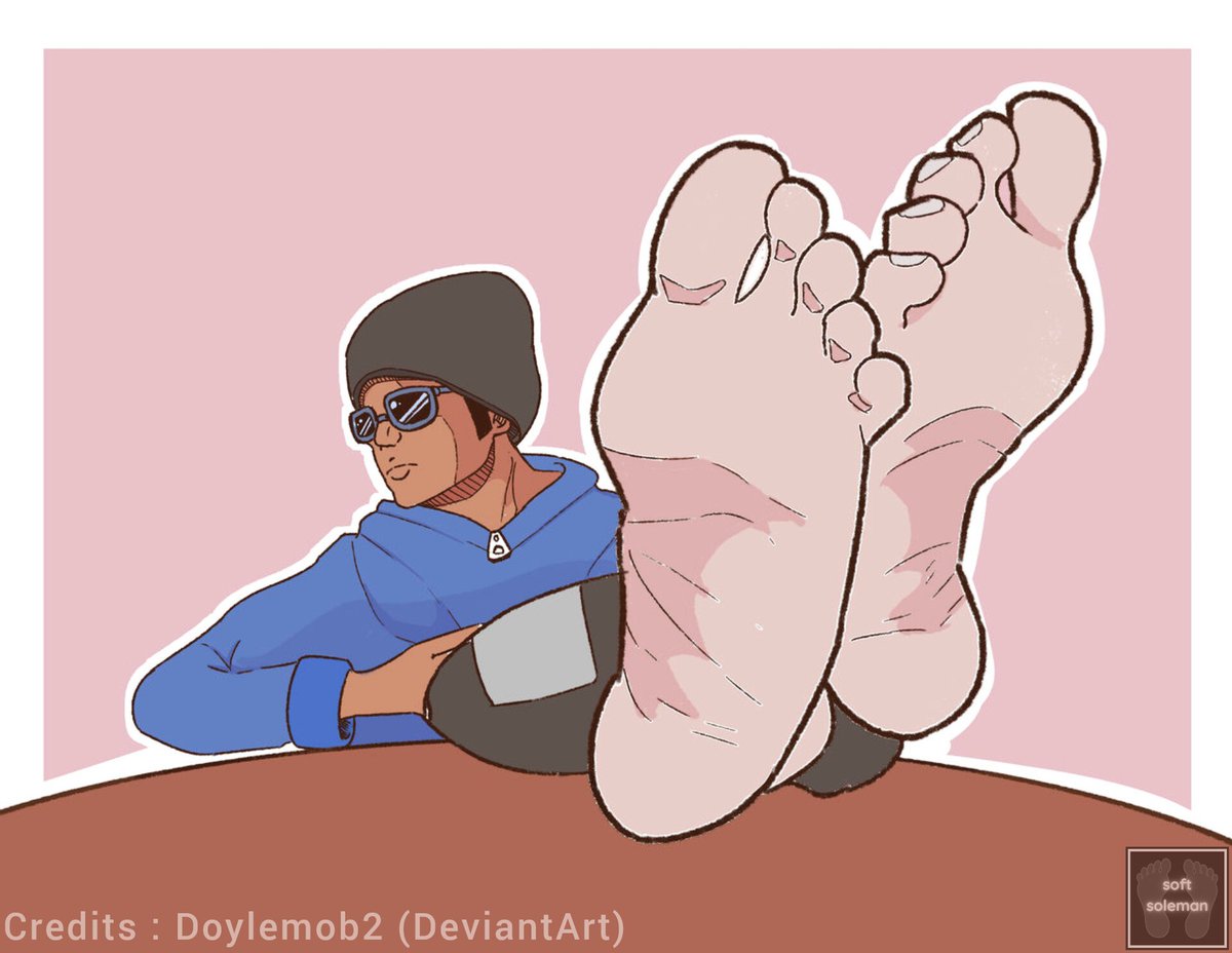softsoleman's tweet photo. Credits : Doylemob2
DeviantArt : https://t.co/1gXBDjO3Ka 

#softsoleman #malefeet #malefeetworld #art #artpiedsmasculins #illustration #malefeetart #drawing #artdrawing #malefeetdrawing #feetillustration #piedsmasculins #malesoles #soles #manlysoles #plumpsoles #meatysoles https://t.co/C3upjapSZf