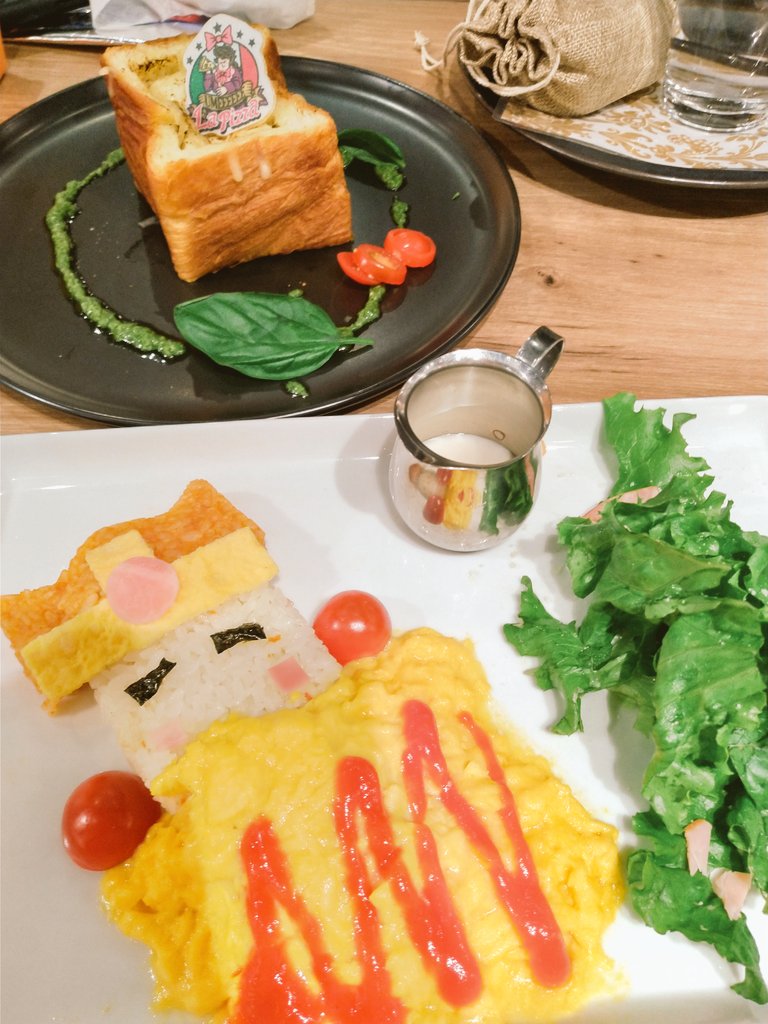 food no humans food focus plate omelet omurice still life  illustration images