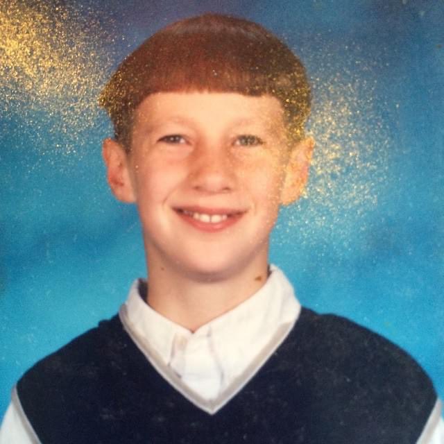 Throwback to when circumsized penis was the hip hairstyle