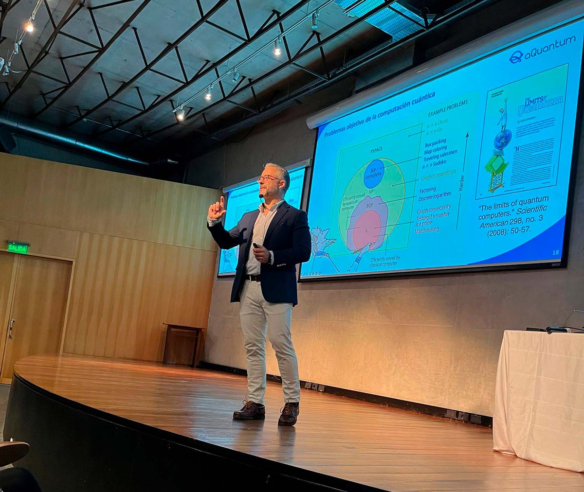 GRUPO ALARCOS (@grupoalarcos) on Twitter photo El pasado 28 de abril <a href="/nachogrg/">Ignacio García</a>, miembro del <a href="/GrupoAlarcos/">GRUPO ALARCOS</a> de Investigación, presentó la Keynote titulada “Avances en la Ingeniería del Software Cuántico”, en el contexto de la XXVI Ibero-American Conference on Software Engineering (CIbSE 2023).
+Info: alarcos.esi.uclm.es/N.php?id=1766 El pasado 28 de abril <a href="/nachogrg/">Ignacio García</a>, miembro del <a href="/GrupoAlarcos/">GRUPO ALARCOS</a> de Investigación, presentó la Keynote titulada “Avances en la Ingeniería del Software Cuántico”, en el contexto de la XXVI Ibero-American Conference on Software Engineering (CIbSE 2023).
+Info: alarcos.esi.uclm.es/N.php?id=1766