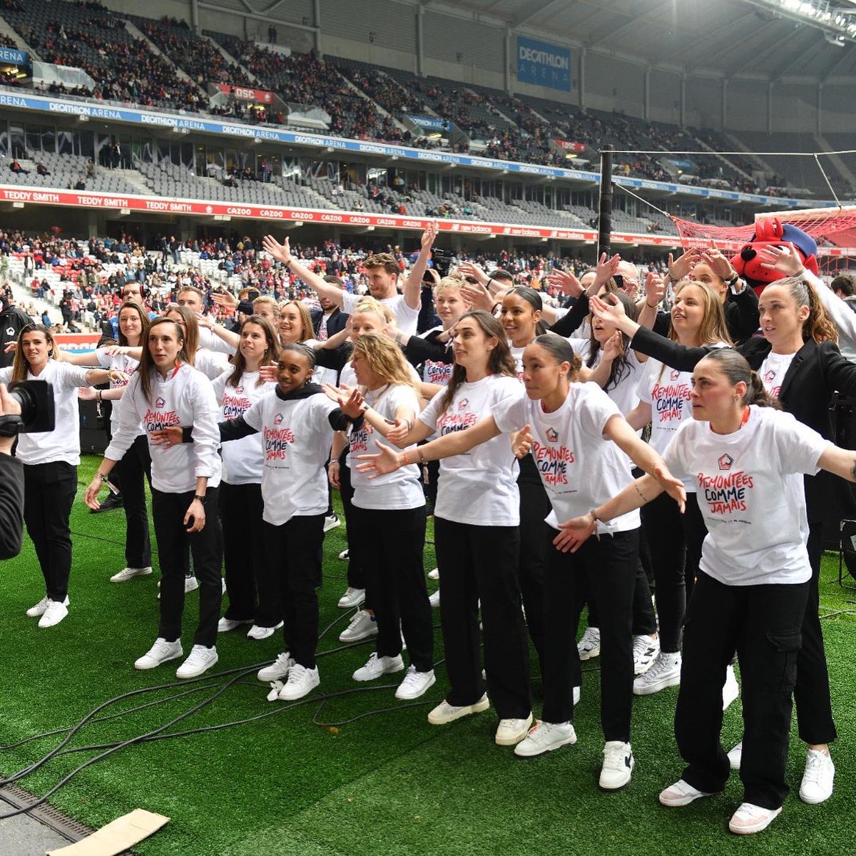 en route vers la d1 arkema❤️🤍