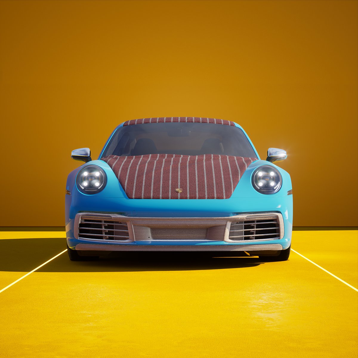 A fully customised ocean drive virtual 911 on the Heritage Road? 🌊 Imagine the sunrays bouncing off the chrome mirrors on your drive from Tijuana to Los Cabos. ☀️ A perfect Baja California roadtrip. #TuesdayLeaks #PorscheNFT