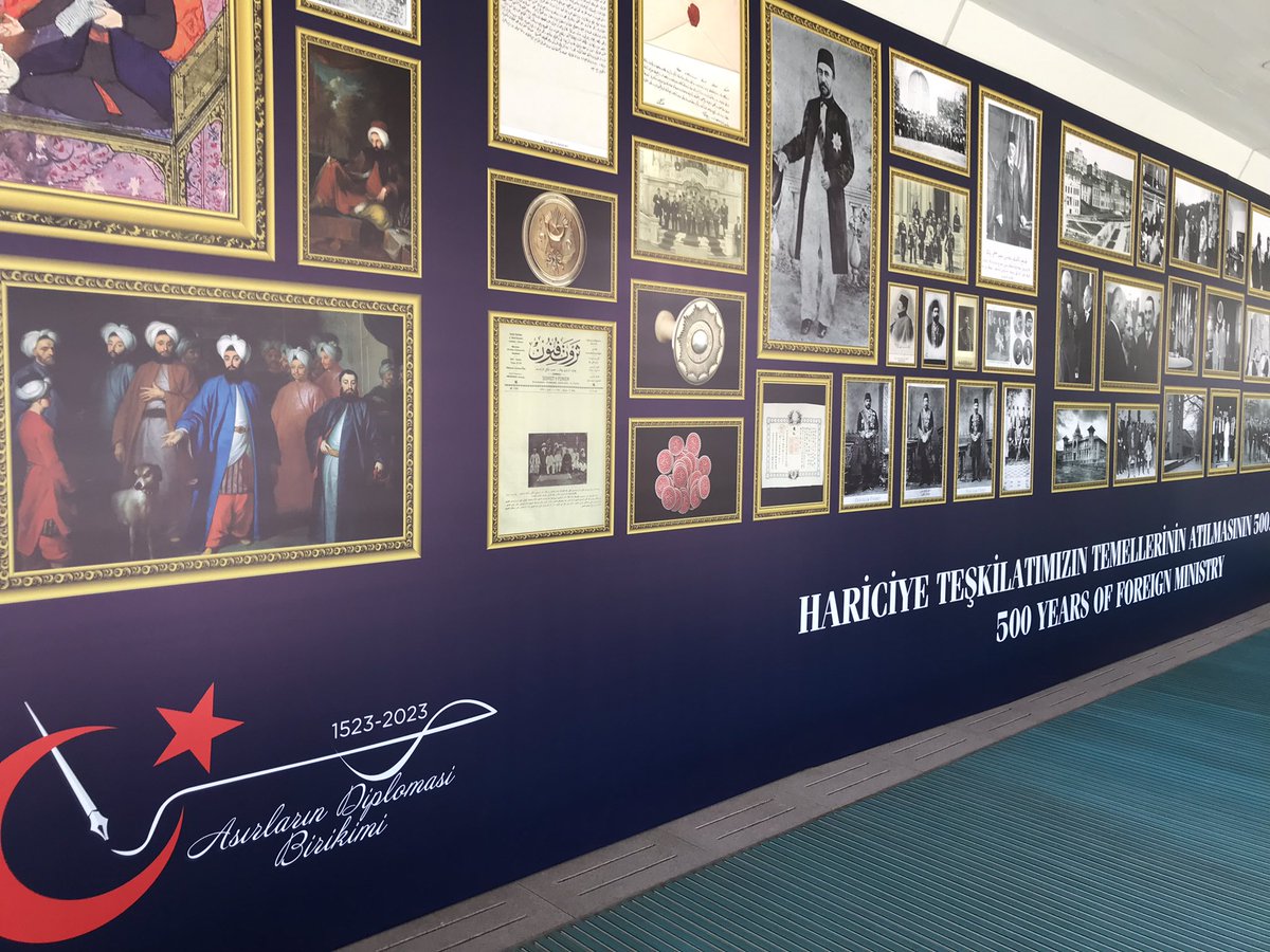 BenSnowdonFCDO's tweet photo. Fascinating photos @TC_Disisleri depicting over 500 years of Turkish diplomacy 1523-2023. https://t.co/aH1kVJHbth