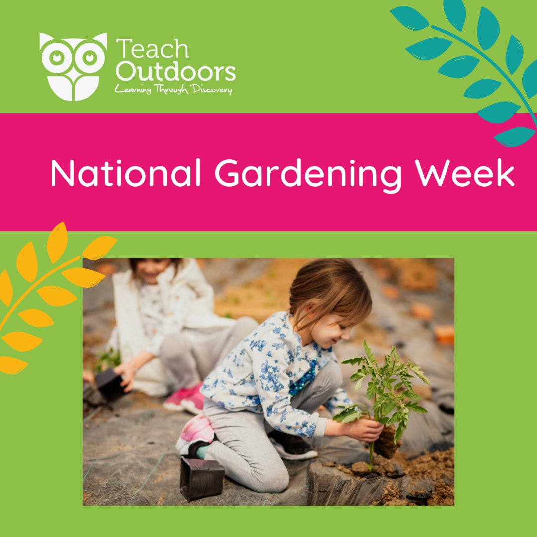 teach_outdoors's tweet image. This week is National Gardening Week... and it&apos;s the perfect opportunity for some hands-on, real-life learning opportunities in your setting! 

#scienceed #outdoorlearning #outdoored #outdooreducation #nationalgardeningweek