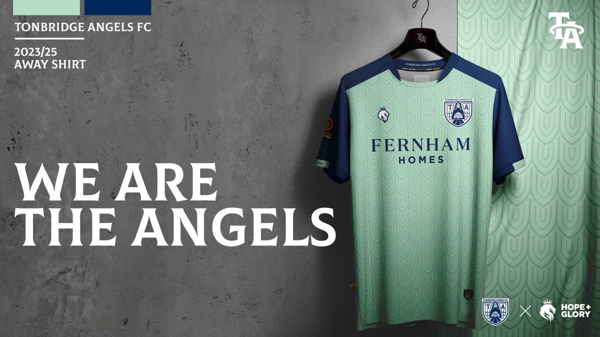 👕 | Introducing our new <a href="/hgsportswear/">HOPE + GLORY</a> 75th anniversary shirt, and away shirt for 2023/24 

Read full news story here: tonbridgeangels.co.uk/first-team-new…

And pre-order both shirts online here: tonbridgeangels.co.uk/buy-tickets