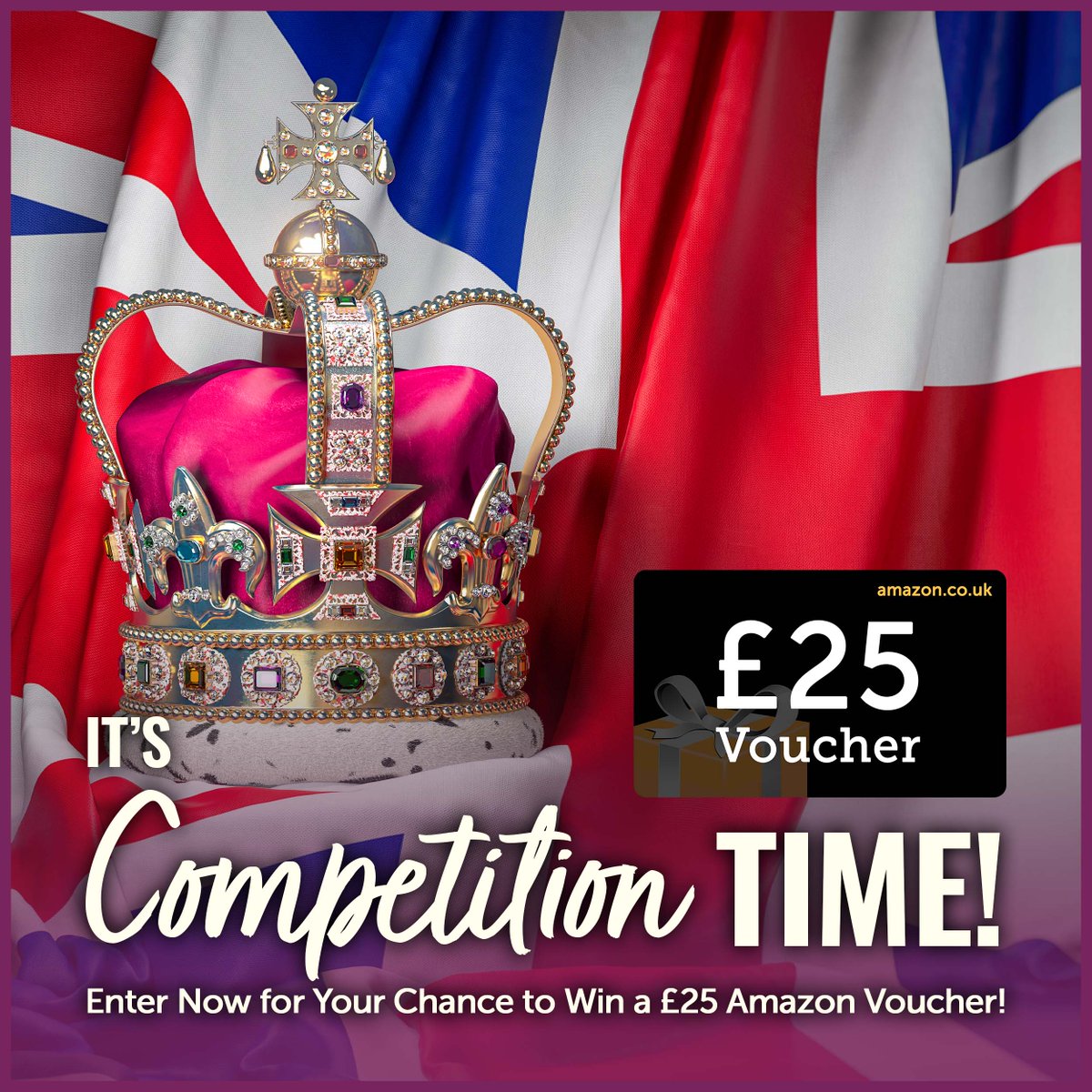 CareYourWay's tweet photo. 💜👑 WIN OUR £25 CORONATION COMPETITION! 👑💜

👉 To enter:

👑 - Like the post.
👑 - Comment: "Entered" in the comment section below.
👑 - You can also share the post!
👑 - You can also follow our page (for more competitions!)
👑 - Like our other posts!

#competitions #contest https://t.co/O7hil2Ous6