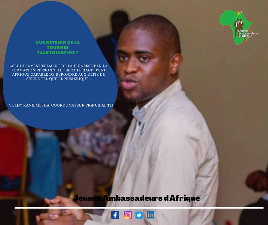 JeunesAmbassAfr's tweet photo. Avez-vous une idée sur une thématique qui inspirerait encore plus les jeunes ?
Aimeriez-vous nous voir l'exploiter dans notre prochaine tournée?
Tant mieux 😍parce que votre avis compte!
Dites le nous dans les commentaires😃
#JAA #Talktoinspire #Jeunes https://t.co/ie7HhqP6Ad