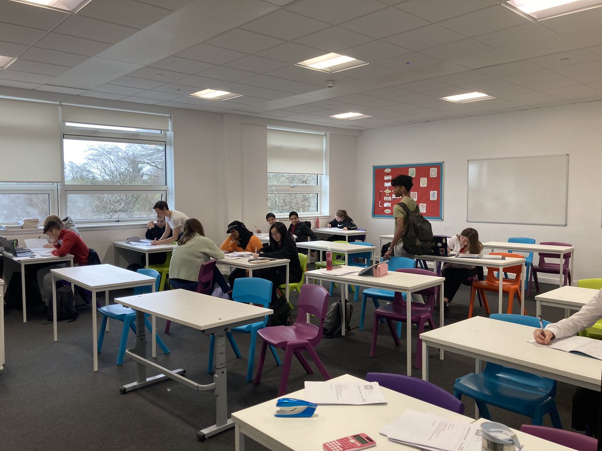 9am. Start of Immersion Day 1. Over 100 pupils in to study for Maths and Apps. They are working hard already. Very impressed, as always, by the attitude of these amazing learners #WeGotThis #SQAexams @WestCalderHigh