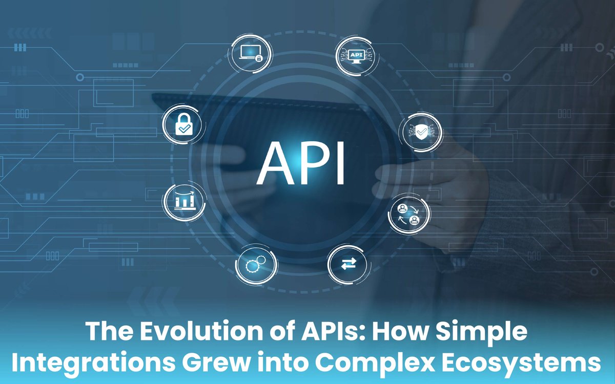 SolutionsSid's tweet image. The Evolution of APIs: How Simple Integrations Grew into Complex Ecosystems. bit.ly/42euguv
#applicationprogramminginterface #API #digitaltransformation #SIDGS