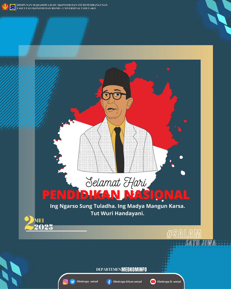 [HARI PENDIDIKAN NASIONAL]

"Selamat hari pendidikan nasional. Mari dukung dan teruskan harapan agar pendidikan bagi setiap anak Indonesia merata hingga ke penjurunya"