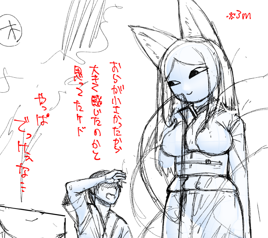 3D人形で大きさ合わせたけどでっかいね…