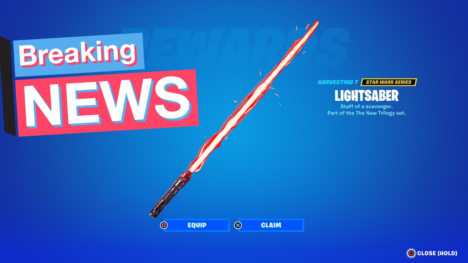Fortnite Status 🕒 on Twitter "FORTNITE NEW STAR WARS LIGHTSABER