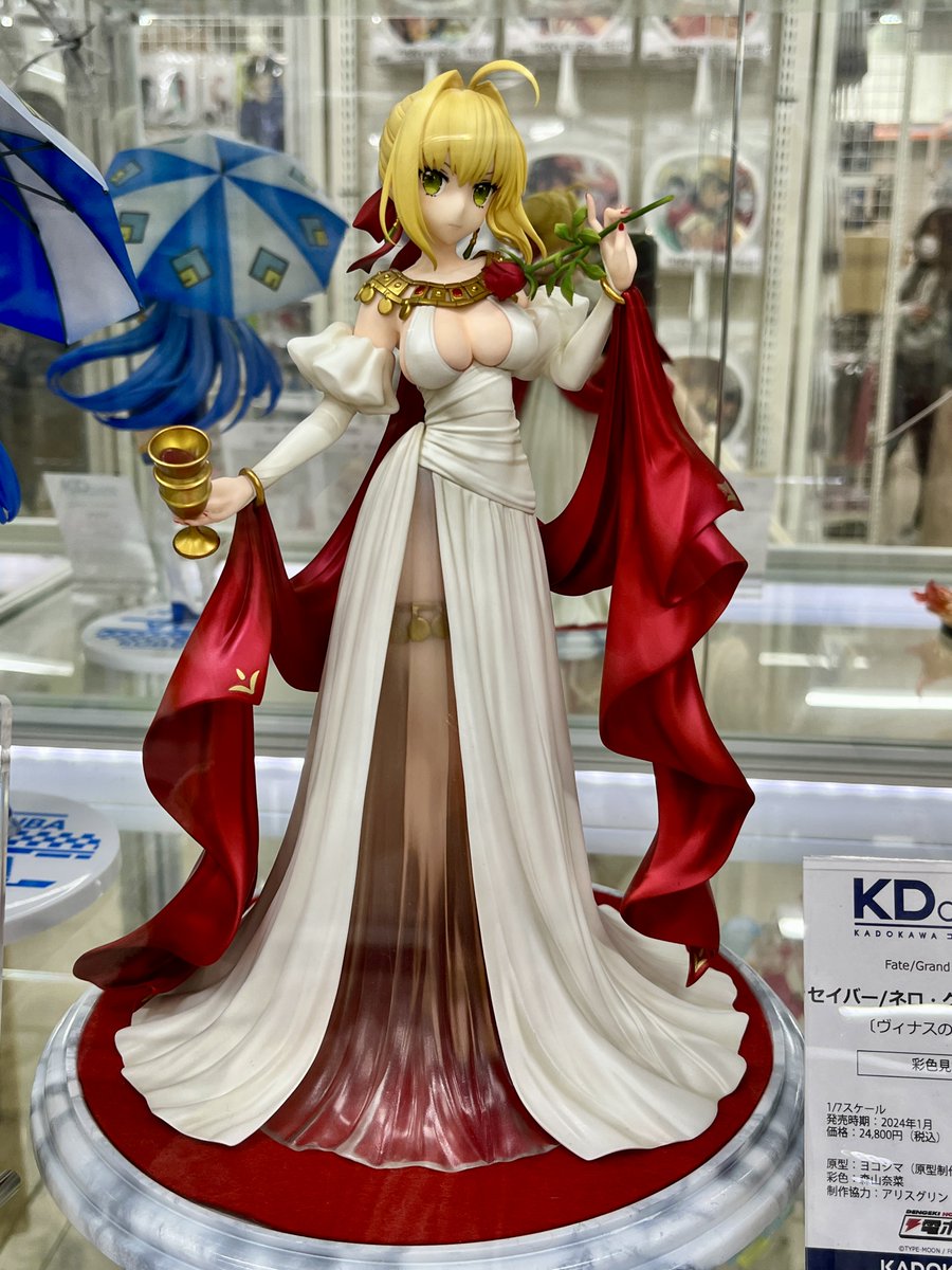 🌹Popular Pre-order item!!🌹
KDcolle Fate/Grand Order Saber/Nero Claudius Venus's silk ver. 1/7 Complete Figure (KADOKAWA)
🌟Bonus: 'Smiling face' part

✨Now on display at Radio Kaikan Store!

Order from👉amiami.com/eng/detail/?gc…
#FateGrandOrder #SaberNeroClaudius #NeroClaudius