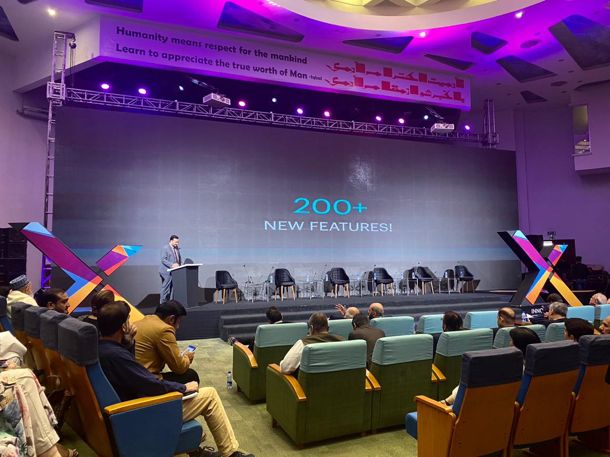 InnoXeraSummit's tweet image. The CEO of @Classera Mohammad Almadani @edreesy speaking about some of the 200+ exceptional features offered by Classera.

#innoxera2023 #innoxerapk #edtechpakistan