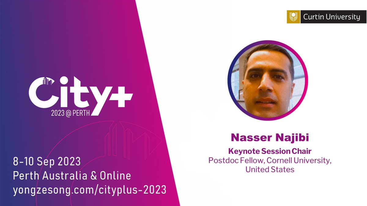 City+ (@cityplusnetwork) on Twitter photo Organising Committee⬇️
📢Dr. <a href="/NasserNajibi/">Nasser Najibi</a> worked at <a href="/Cornell/">Cornell University</a> . His research interests include water, climate and statistics.
Call for Abstract will be due soon yongzesong.com/cityplus-2023/
<a href="/YongzeSong/">Yongze Song</a> Organising Committee⬇️
📢Dr. <a href="/NasserNajibi/">Nasser Najibi</a> worked at <a href="/Cornell/">Cornell University</a> . His research interests include water, climate and statistics.
Call for Abstract will be due soon yongzesong.com/cityplus-2023/
<a href="/YongzeSong/">Yongze Song</a>