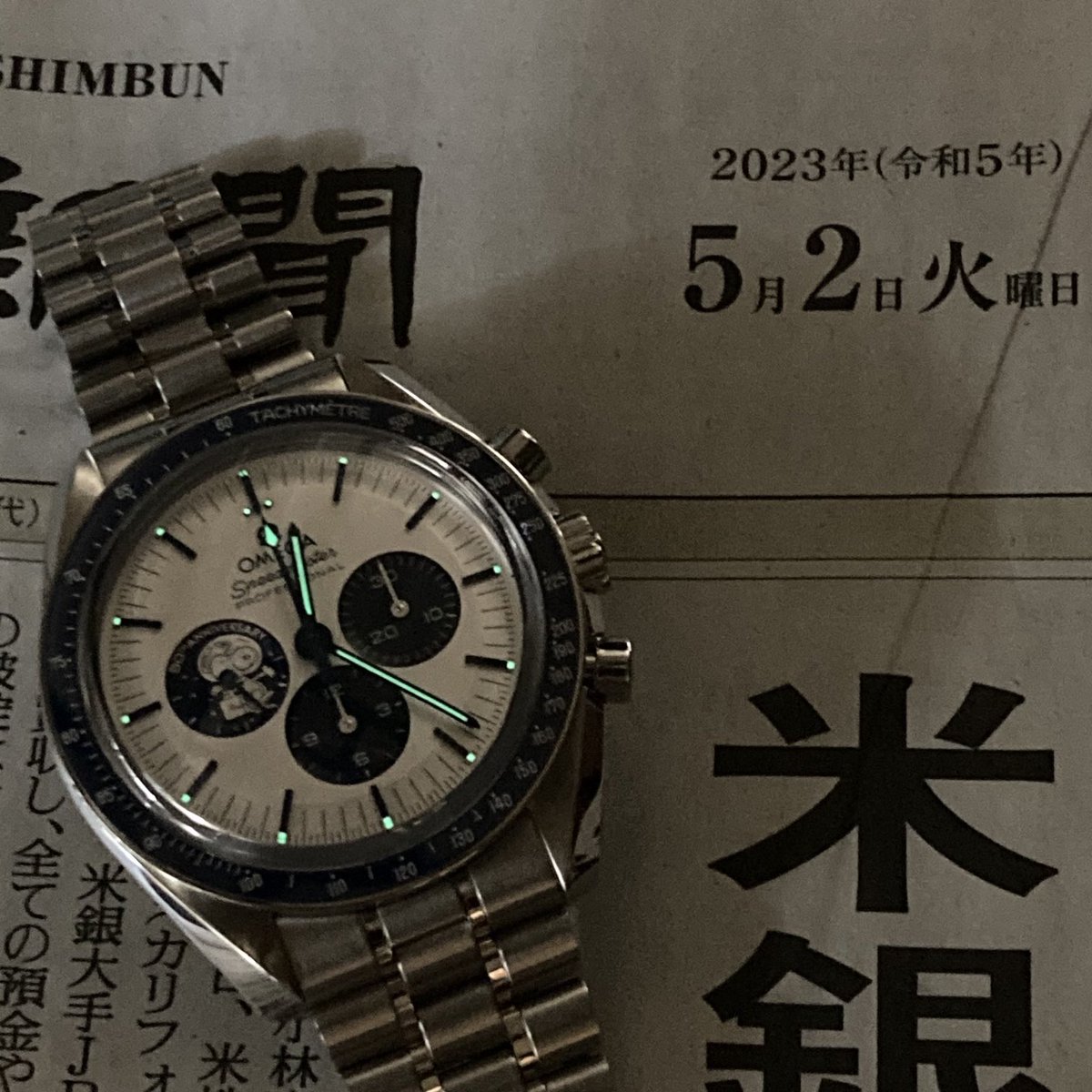 rc30kai's tweet photo. 令和5年5月2日
#火曜日の午後 #風が心地よい
#毎週火曜日 は #SPEEDYTUESDAY
#スピーディーチューズデー
#本日の時計
#SilverSnoopy
#SpeedMasterSnoopy
#スピードマスタープロフェッショナル
#SpeedMasterSnoopyAward
#SpeedMasterSnoopyAward50th
#腕魂 #腕時計魂 https://t.co/esSUmf8gqN