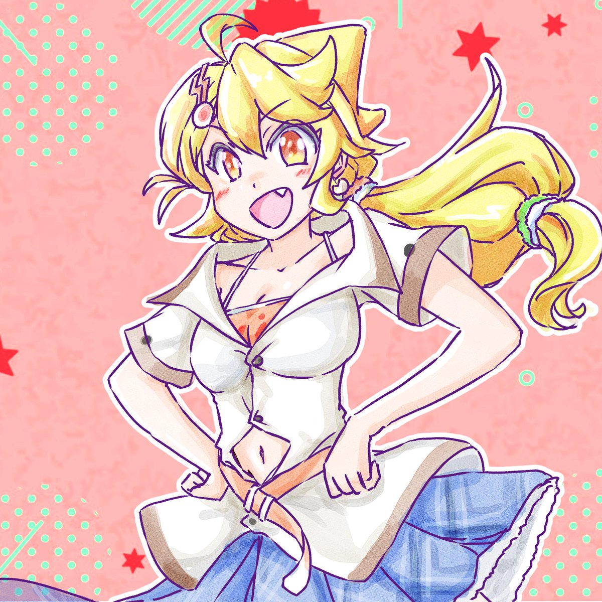 「4月中、うちの子以上に沢山描いてた某娘さん」|OGA-SAN🔭🎸🎨観測結束絵描き垢のイラスト
