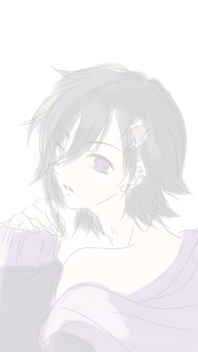 「おはようございます今日は暑い… 朝からイヅルくんの下絵を描いてます。 #イヅル描」|ミークン🐧👯‍♀️のイラスト