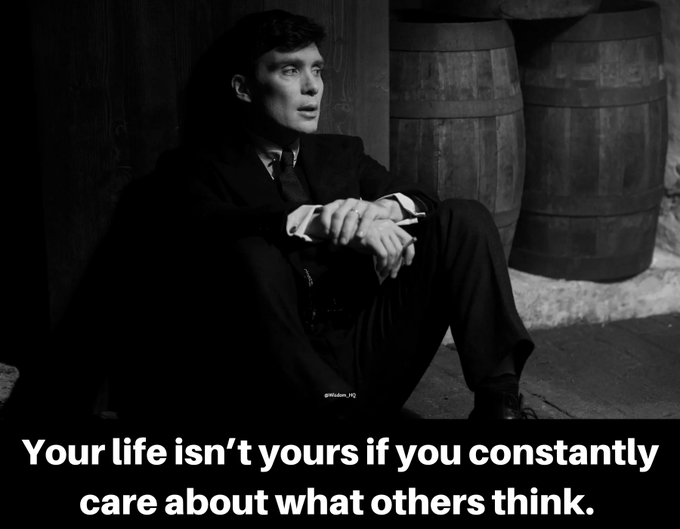 Why do you have to take other people's feelings into consideration in everything you do? If I take care of others, who will take care of me.