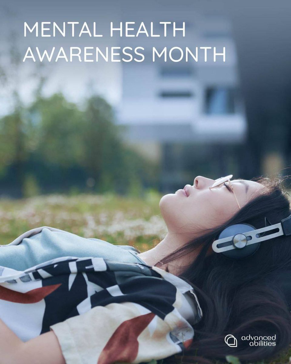 Advabilities's tweet photo. Your mental health is just as important as your physical health.

This Mental Health Awareness Month, let's commit to caring for ourselves and each other.

#AAS #MentalHealthAwarenessMonth2023 https://t.co/xqZSdimTkA