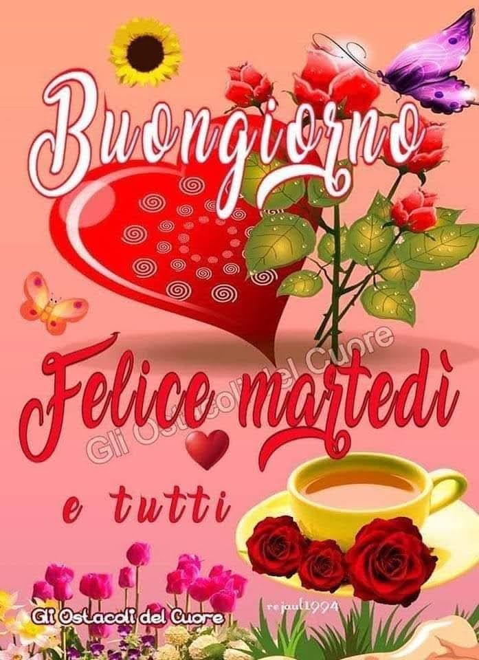 #2maggio Buona giornata ☕🦋🌹