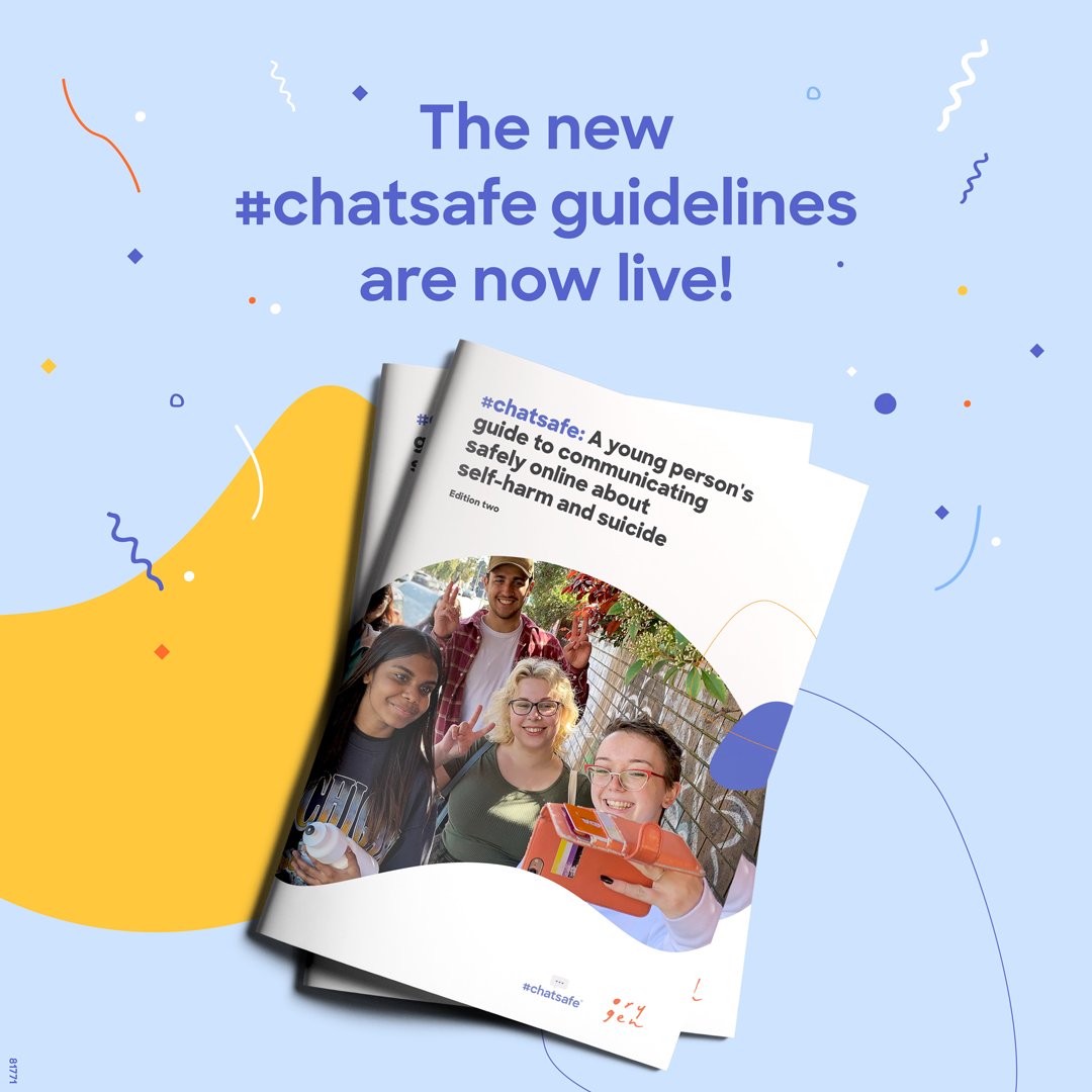 NEW: We’re really proud to report the #chatsafe guidelines have been updated and are out now. Head over to our website to download your copy now 👉  rb.gy/emz4v #SuicidePrevention