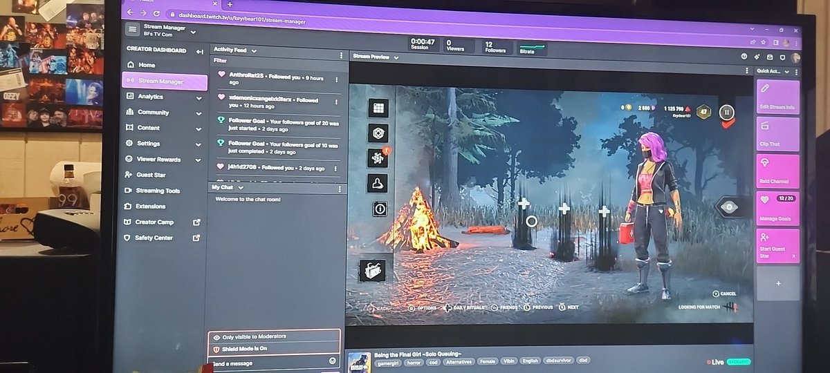 Kibear101_ttv's tweet image. Late night solo queuing #dbd tonight. 

m.twitch.tv/keyrbear101

#dbd #soloqueue #DeadbyDaylight #stream
