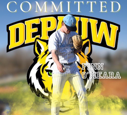 Baseball_Naz's tweet photo. Congratulations to Class of 2023 RHP Finn O’Meara on his commitment to continue academic and baseball careers at @DePauwU 
Great student, hard worker and big arm. 
@DePauwBaseball https://t.co/nKXW8034zI