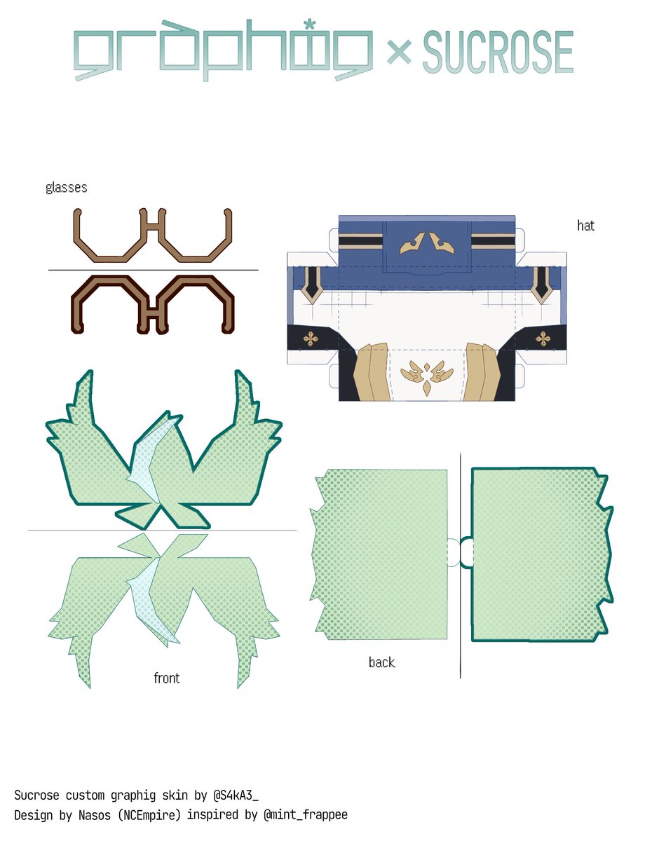 I made graphig sucrose papercraft because no one did it #Sucrose
#GenshinImpact #スクロース #原神

Download template:
drive.google.com/drive/folders/…