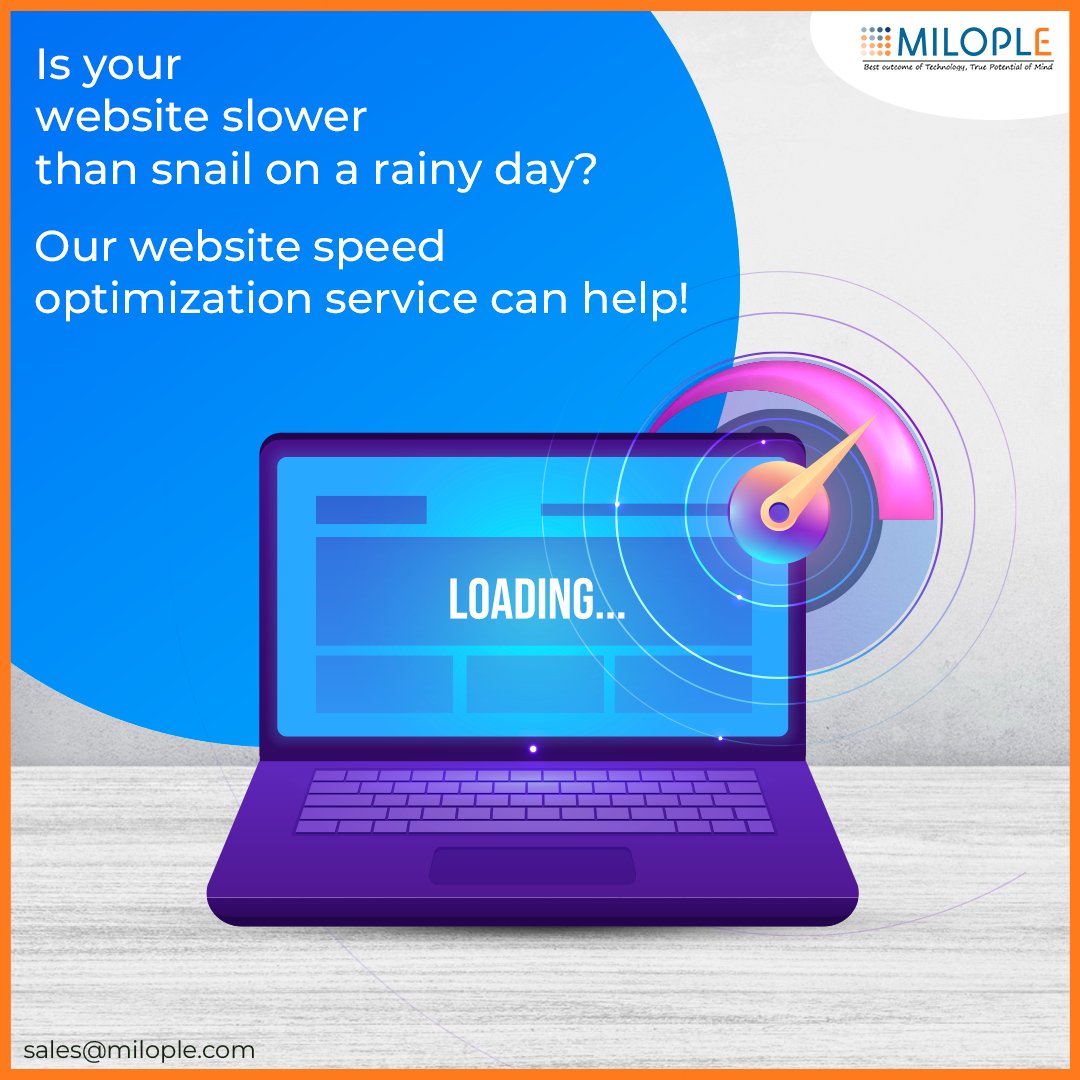 Milople's tweet image. Say hello to fast-loading pages and happy website visitors!
Seek potential benefits from Website Speed Optimization Services from certified developers at Milople and take your eCommerce business to the next level.#WebsiteSpeedOptimization #WebsiteOptimization #CertifiedDevelopers