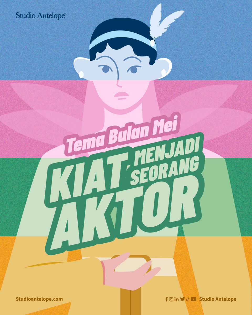 Mendalami seni peran tidaklah mudah, tapi bukan berarti sesusah itu juga. 

Dalam pembahasan bulan ini, kami akan membagikan kiat-kiat untuk menjadi seorang aktor handal. 

Stay tuned!

#KiatMenjadiSeorangAktor
#Mei2023
#BikinDanBerbagi