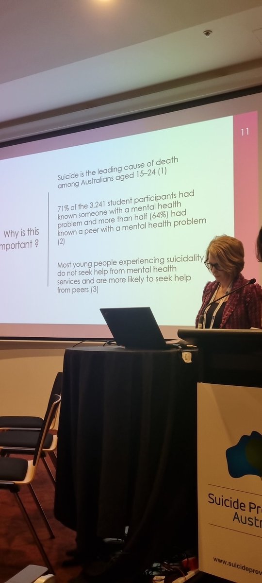 We need to do better by our kids. Integrated skills training like @LivingWorksAus Start or safeTALK for all year 10 students, in school referral pathways and education on how to safely and effectively help keep each other safe from suicide like @chatsafe_au! #NSPC23