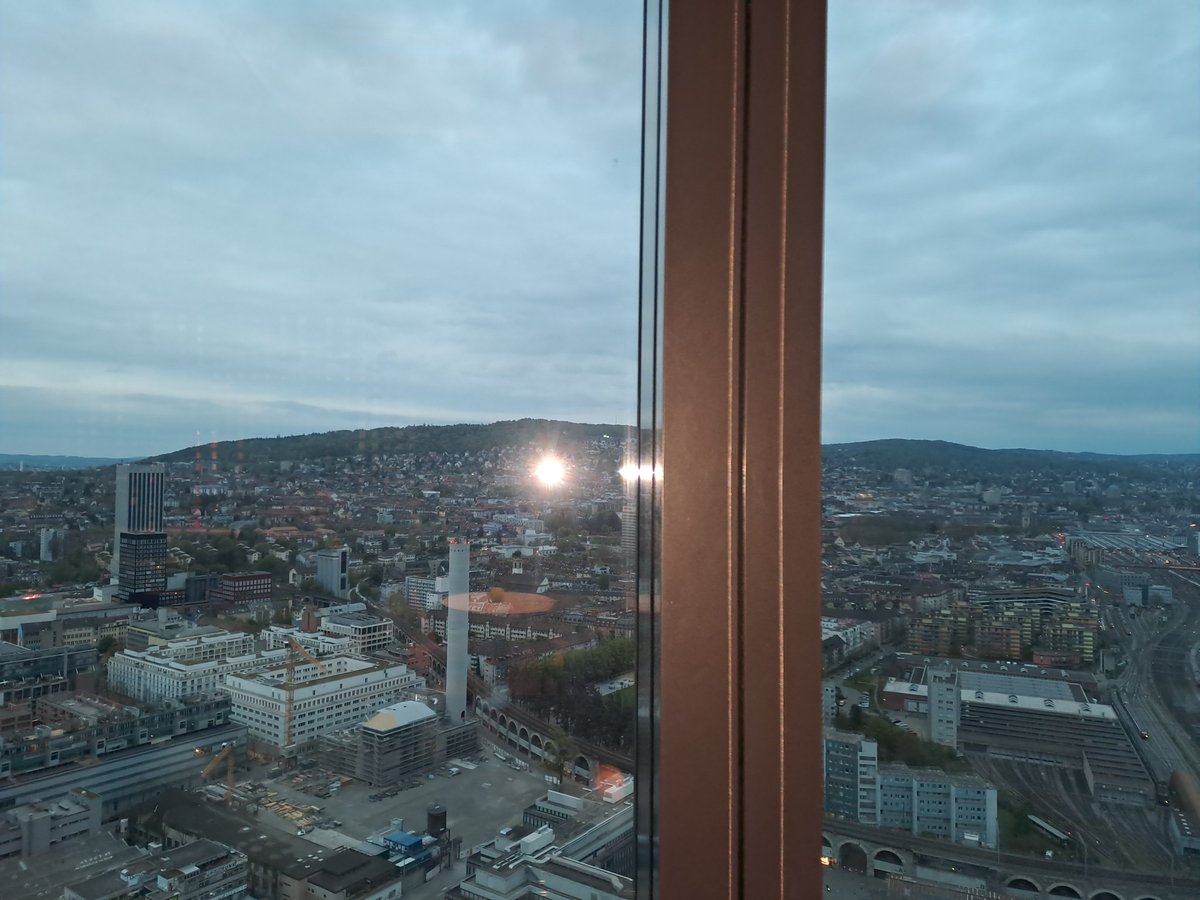 sevinjag's tweet photo. #PrimeTower view on #Zurich 🇨🇭, delicious food,and wonderful time with my dearest people ❤️ https://t.co/Q464c562tl