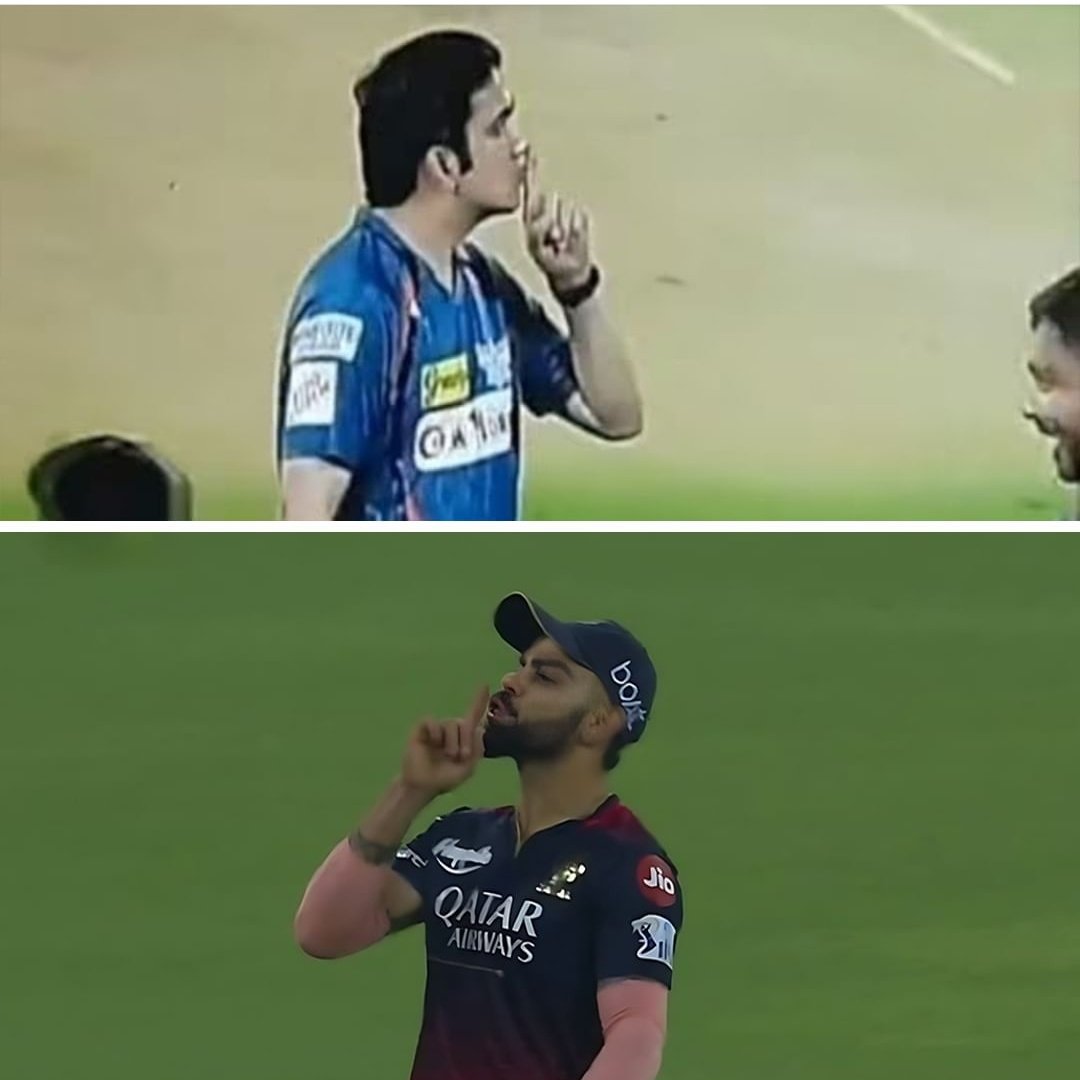 Lucknow Down 'n' Dusted🔥 Karma pays back 🤫 @GautamGambhir apni bakwas band kr 🤫 #RCBVSLSG @BluntIndianGal @LucknowIPL #RCBVSLSG