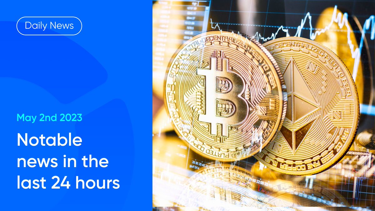 📊 Notable news in the last 24 hours (May 2):

1️⃣ Bitcoin has experienced the 4th consecutive month of closing a green candle since the beginning of 2023.

2️⃣ Memecoin PEPE has increased by 52.73% in the last 24 hours at ONUS app.

👉 Details: t.me/onus_globalcha…