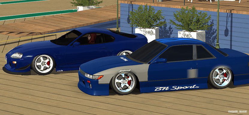 pa_um0's tweet photo. Supra &amp; 200SX

Supra owner @Agecpm 

#CarParkingMultilayer https://t.co/pFPiys4431