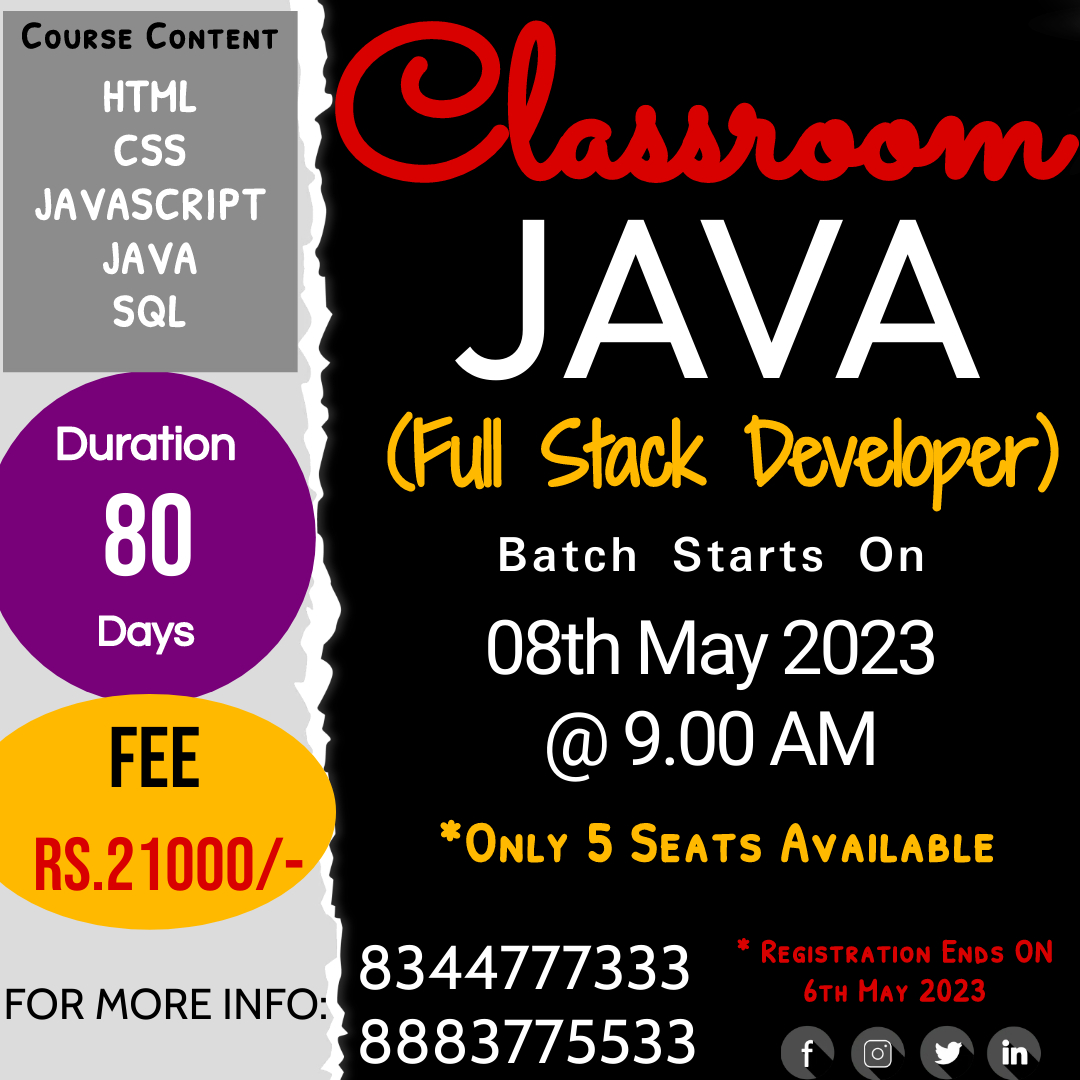 payilagam's tweet photo. #payilagam #java #javafullstack #javaonline #javatraining #javafullstack #fullstackdeveloper #javadevelopercourse #fullstackdeveloper #fullstacktrainingcourse #javadeveloper #javatraining #javaonlinetraining #javadevelopementcourse #javatraininginchennai https://t.co/XyH9JmfhSB