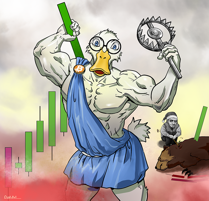 CryptoArt_7's tweet photo. @donalt Sir, here is my Fan art for you. It's also part of my project. Thanks for your content. Keep up the good work! 😄 https://t.co/ixPnd5aINv