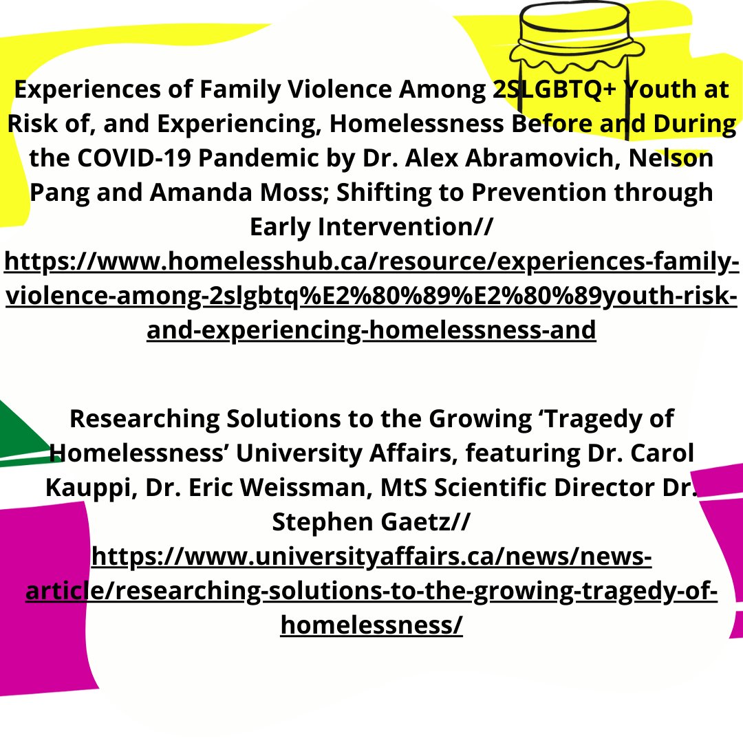 ATinADay1's tweet photo. Articles for Prevention Approaches to Youth Homelessness
#mentalhealth #yeg #socialjustice #yeg #advocacy #socialimpact #mentalhealthawareness #TreatysixTerritory #organizations #EnvironmentalJustice #youth https://t.co/Ougzefvex9