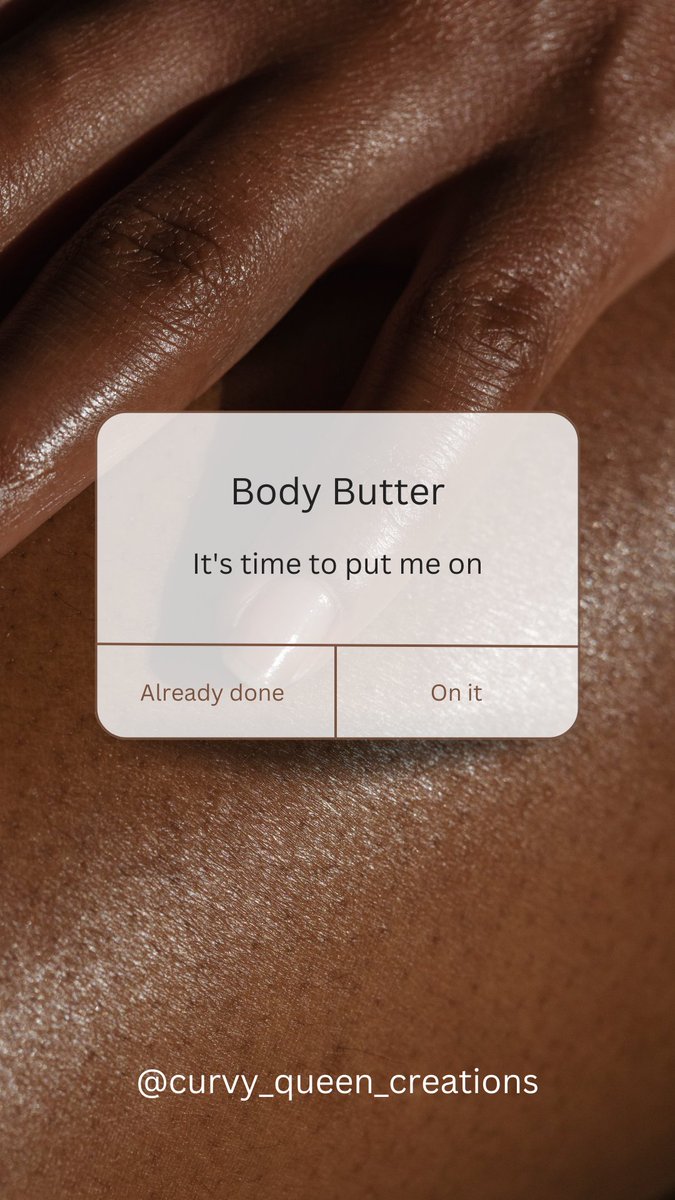 CurvyCreations's tweet photo. Royal Skincare Body Butters will leave your skin soft, supple, &amp; silky smooth ✨️. #yourskinmatters #healthyskin #skincare #royalskincare https://t.co/VJtk5lRVaQ