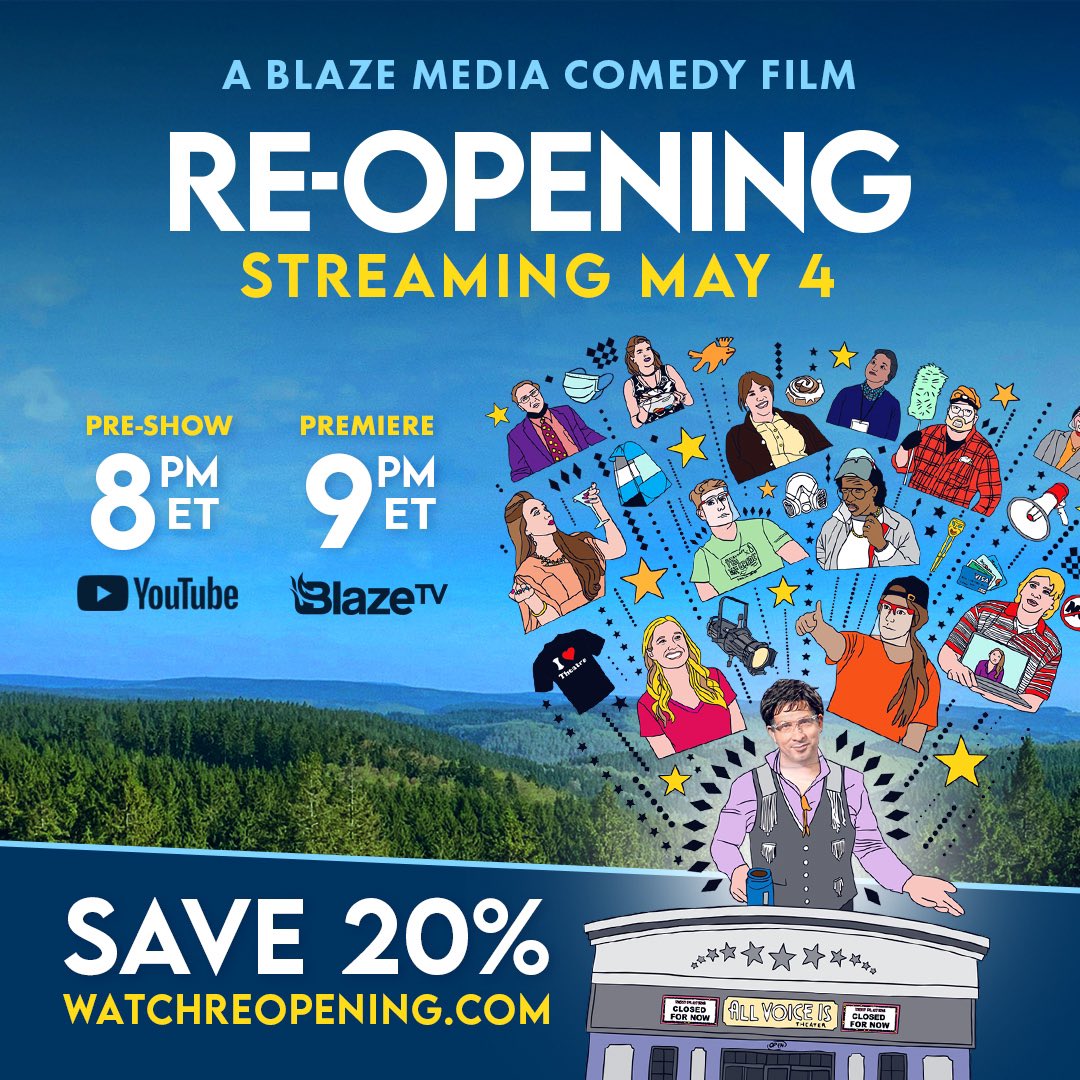 Thursday May 4th! Watch us live!
WatchReopening.com