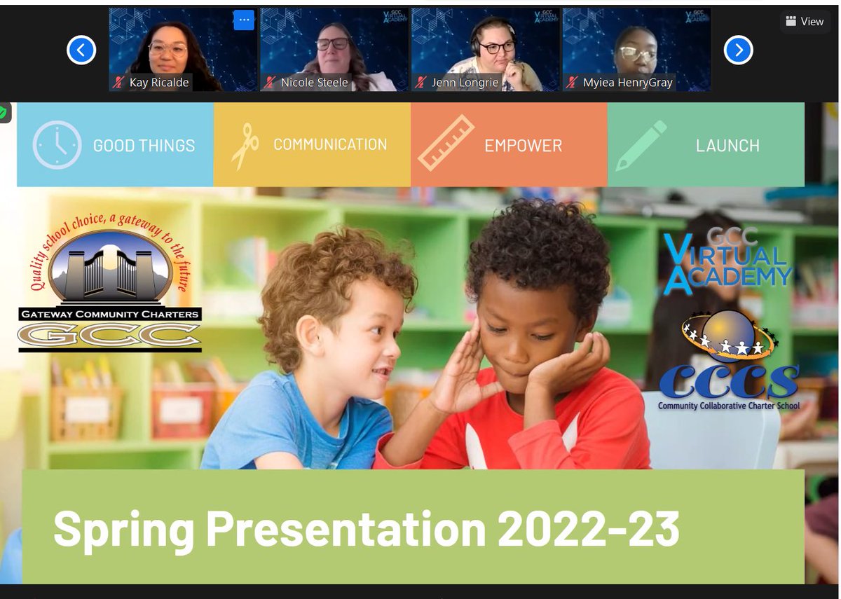 TJJones71's tweet photo. Today VA staff enjoyed our Spring Presentation from our incoming Superintendent, Jason Sample. #gcc_charters #gccvirtualacademy https://t.co/h9nSkvxKXc