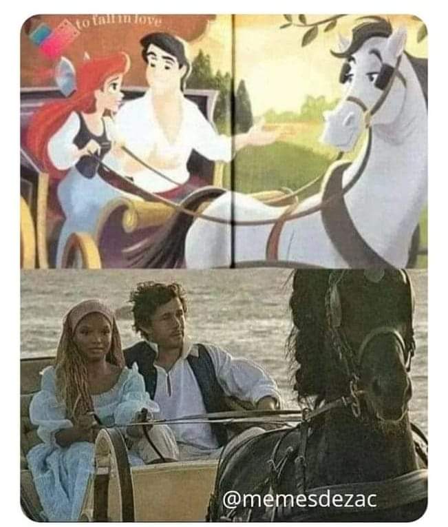 Joshywin's tweet photo. Ni el Caballo se Salvó...!!!
#TheLitleMermaid #DisneyProgre #DisneyWoke #DisneyFracasosLocos https://t.co/FqKgx7Nf1A
