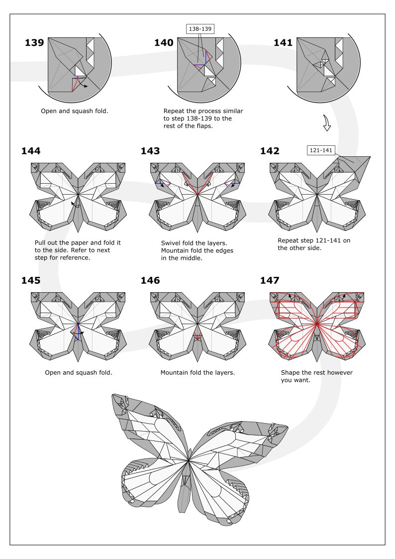 Diagram for my butterfly is available in my shop in bio. #origami #butterfly #diagram